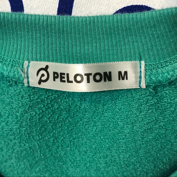 Unisex Peloton Aqua Logo Pullover Sweatshirt New - Picture 7 of 11